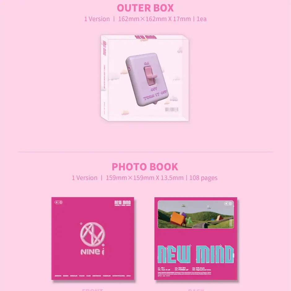 NINE.I - New Mind : 3rd Mini Album - Image 2