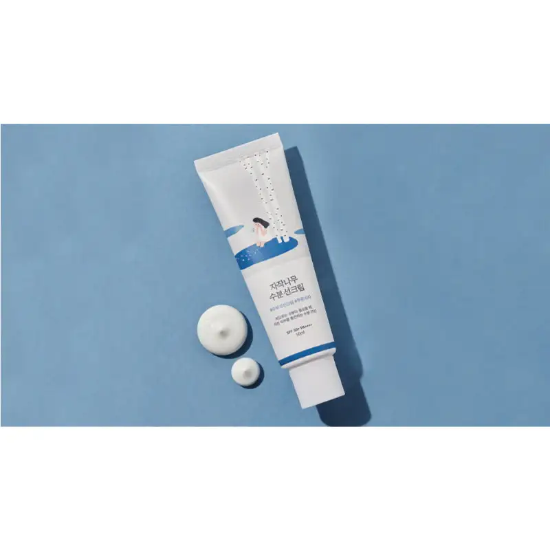 Olive Young - Round Lab Birch Juice Moisture Sun Cream + Soothing Pads - Image 3