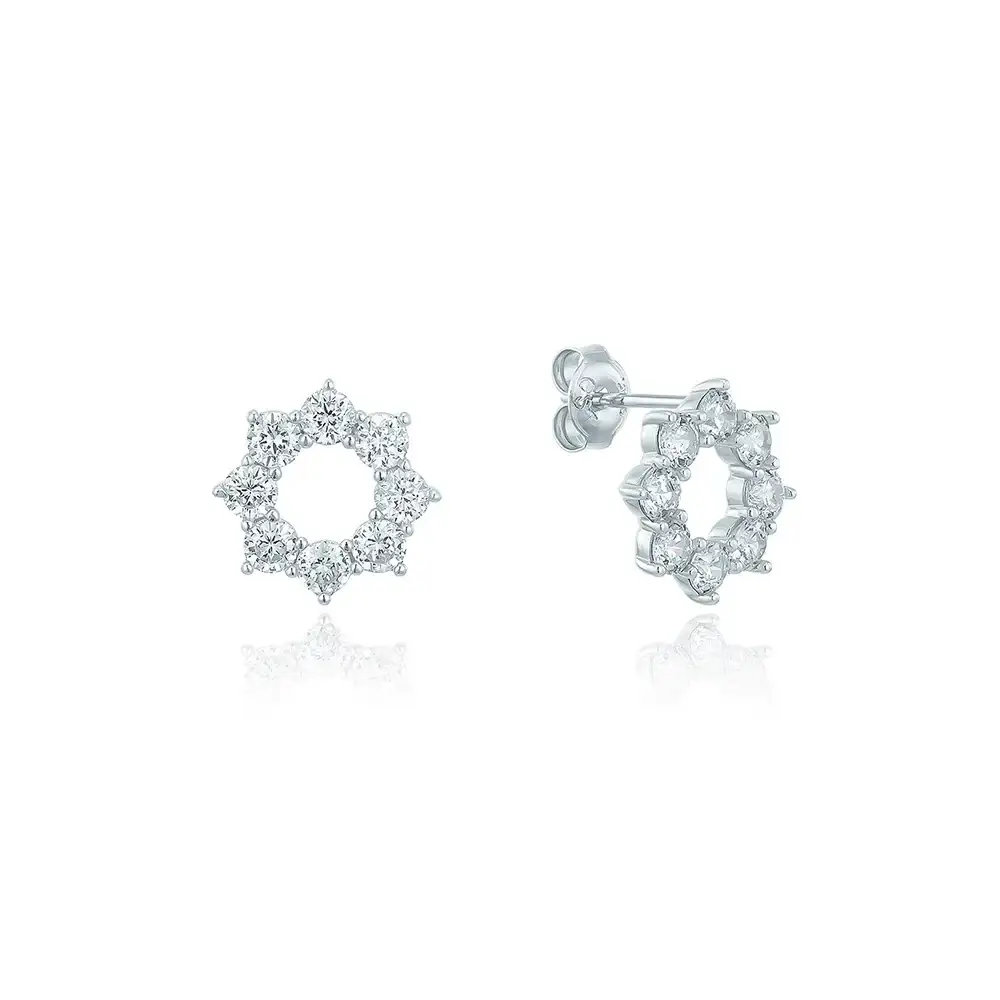 OST - 0.1ct Octagonal Earrings - Image 2