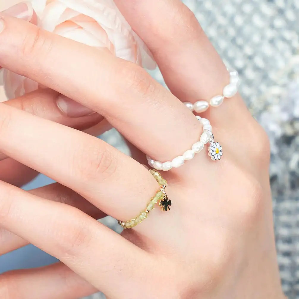 OST - Daisy Freshwater Pearl Ring - Image 4