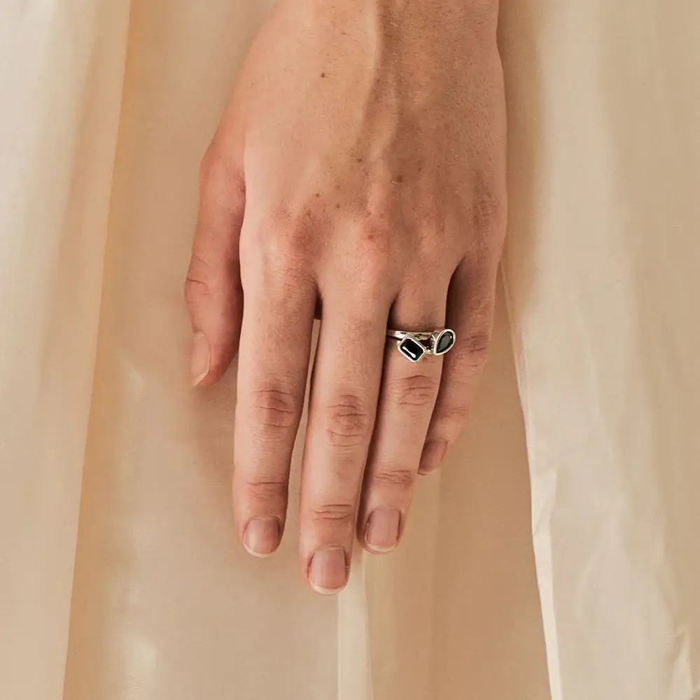OST - EarthQ Square Black Ring - Image 3