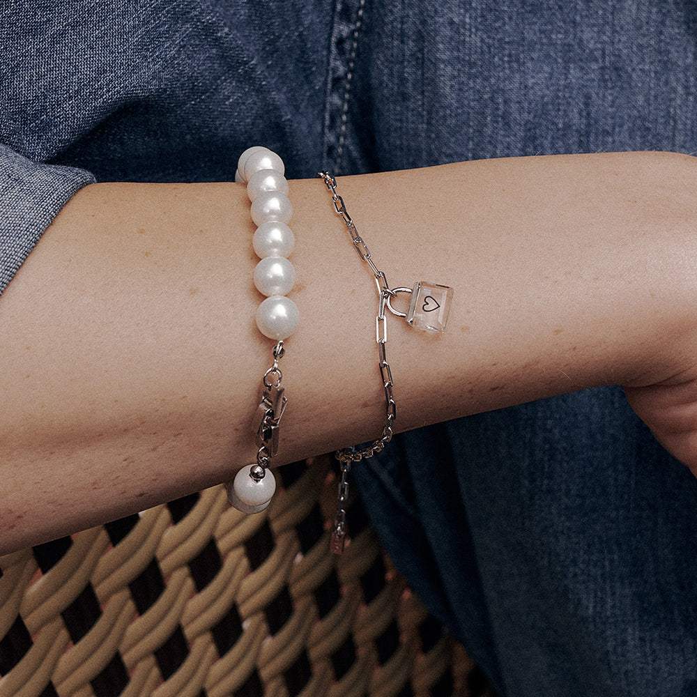 OST - Transparent Alphabet Rock Bracelet - Image 4