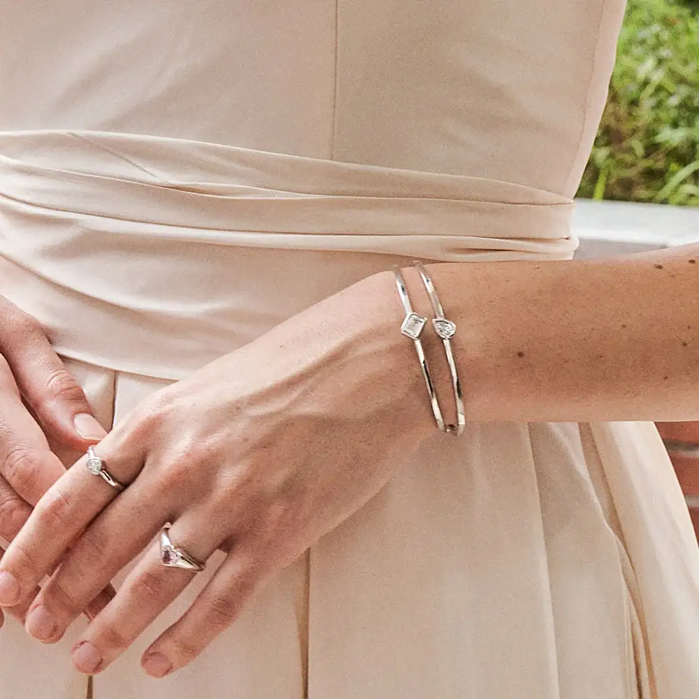 OST - Waterdrop Cuff Bangle - Image 2