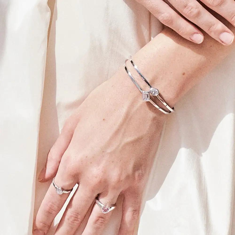OST - Waterdrop Cuff Bangle - Image 3