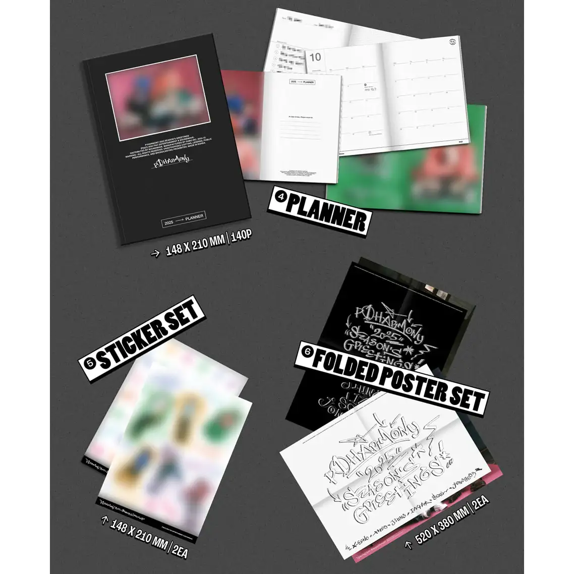 P1Harmony - 2025 Season's Greetings - Image 3