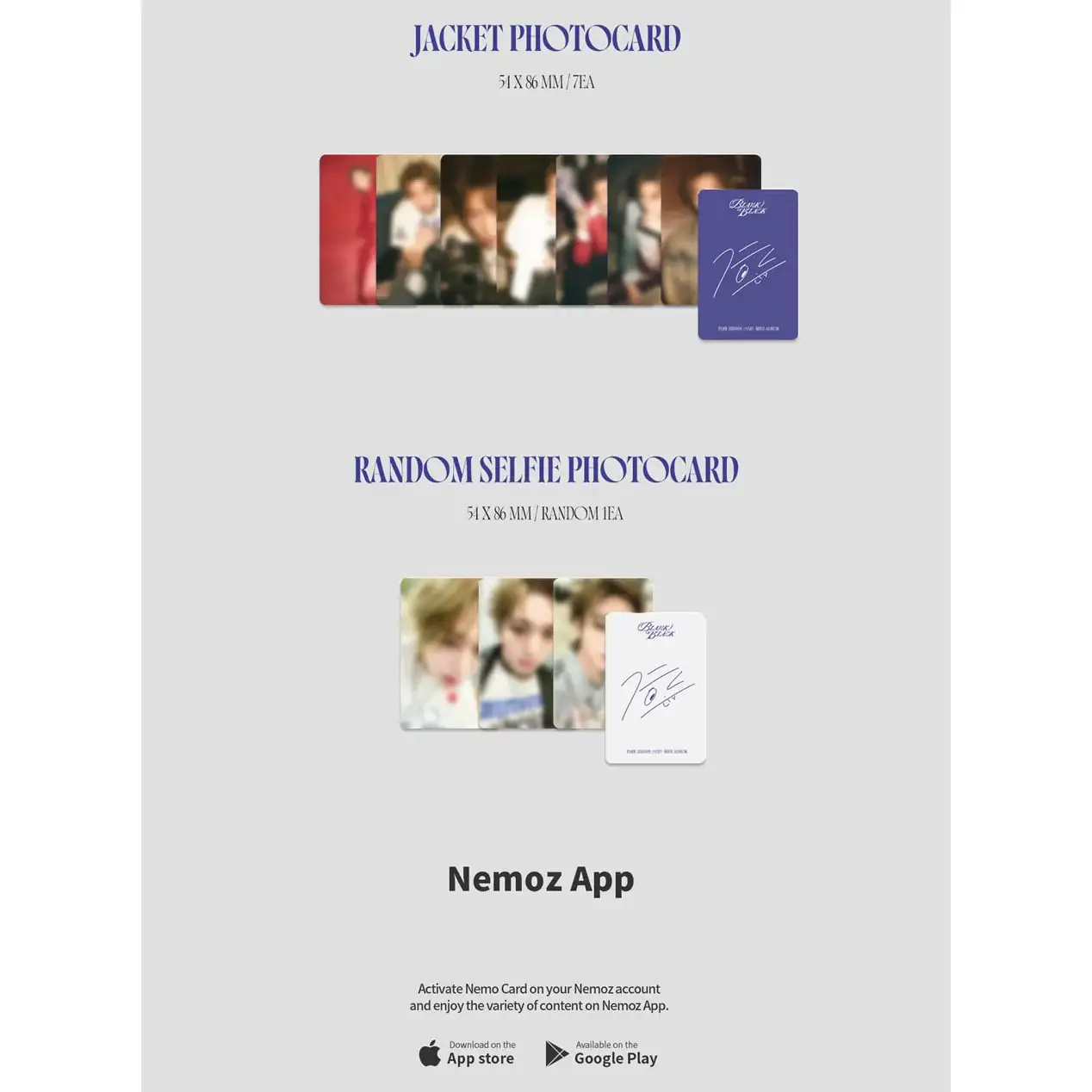 Park Ji-hoon - Blank or Black : 7th Mini Album (Nemo Album Full Version) - Image 3