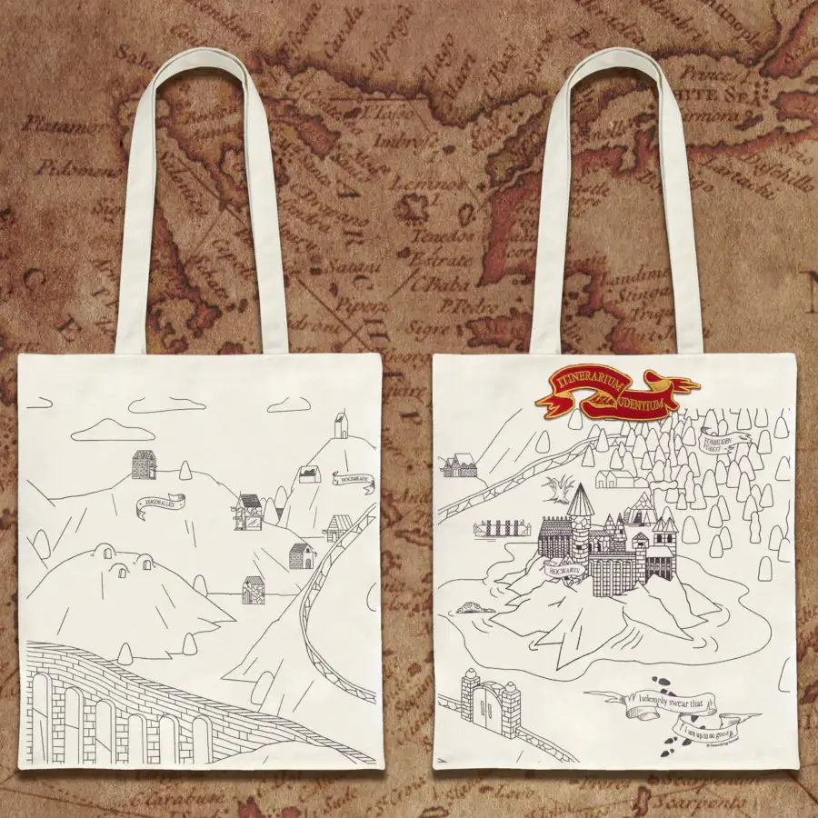 Pinawakens - Harry Potter - Magic Map Eco Bag - Image 3