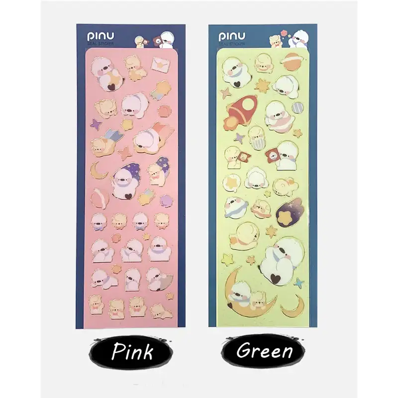 Pinu - Gilt Seal Sticker - Image 2