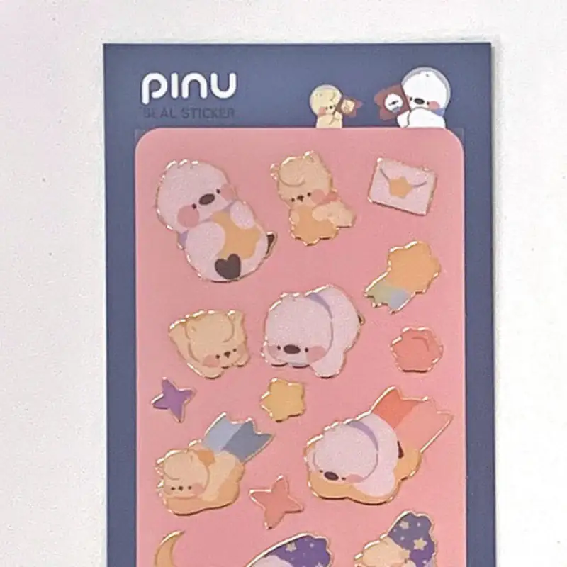 Pinu - Gilt Seal Sticker - Image 3
