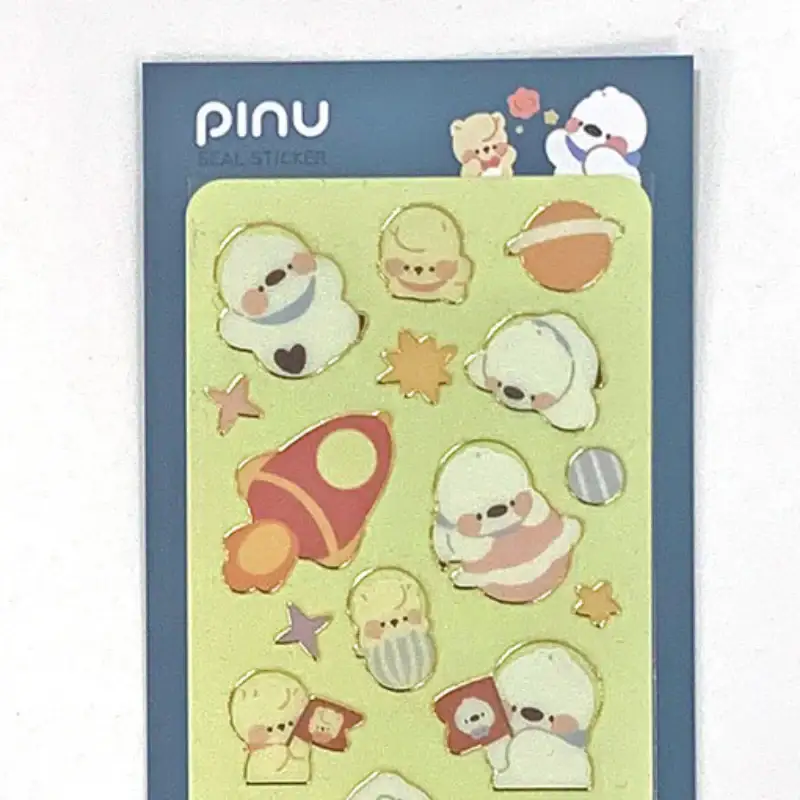 Pinu - Gilt Seal Sticker - Image 4