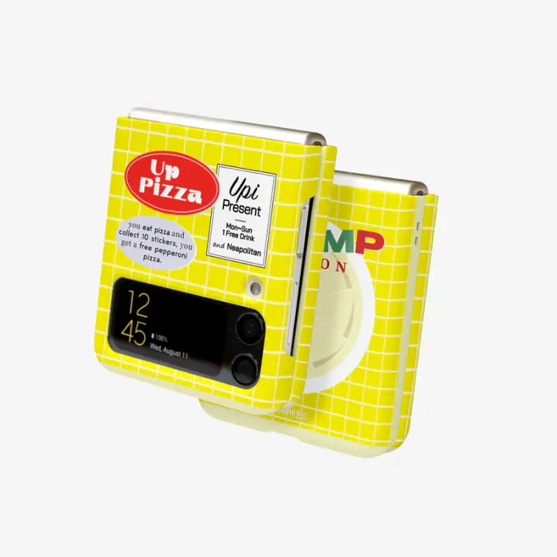 Pizza Delivery Man and the Gold Palace - Galaxy Z Flip Hard Case - Image 4