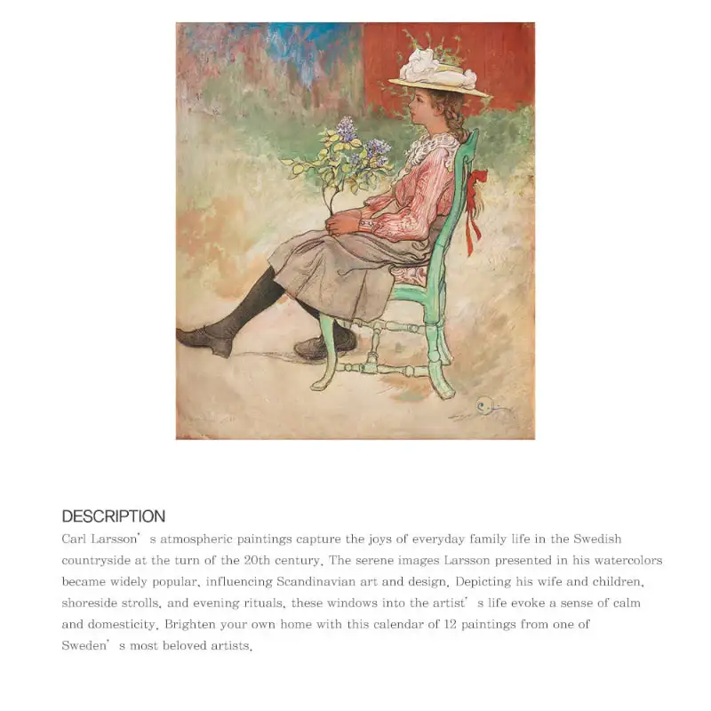 Pomegranate - Carl Larsson Calendar 2023 - Image 3