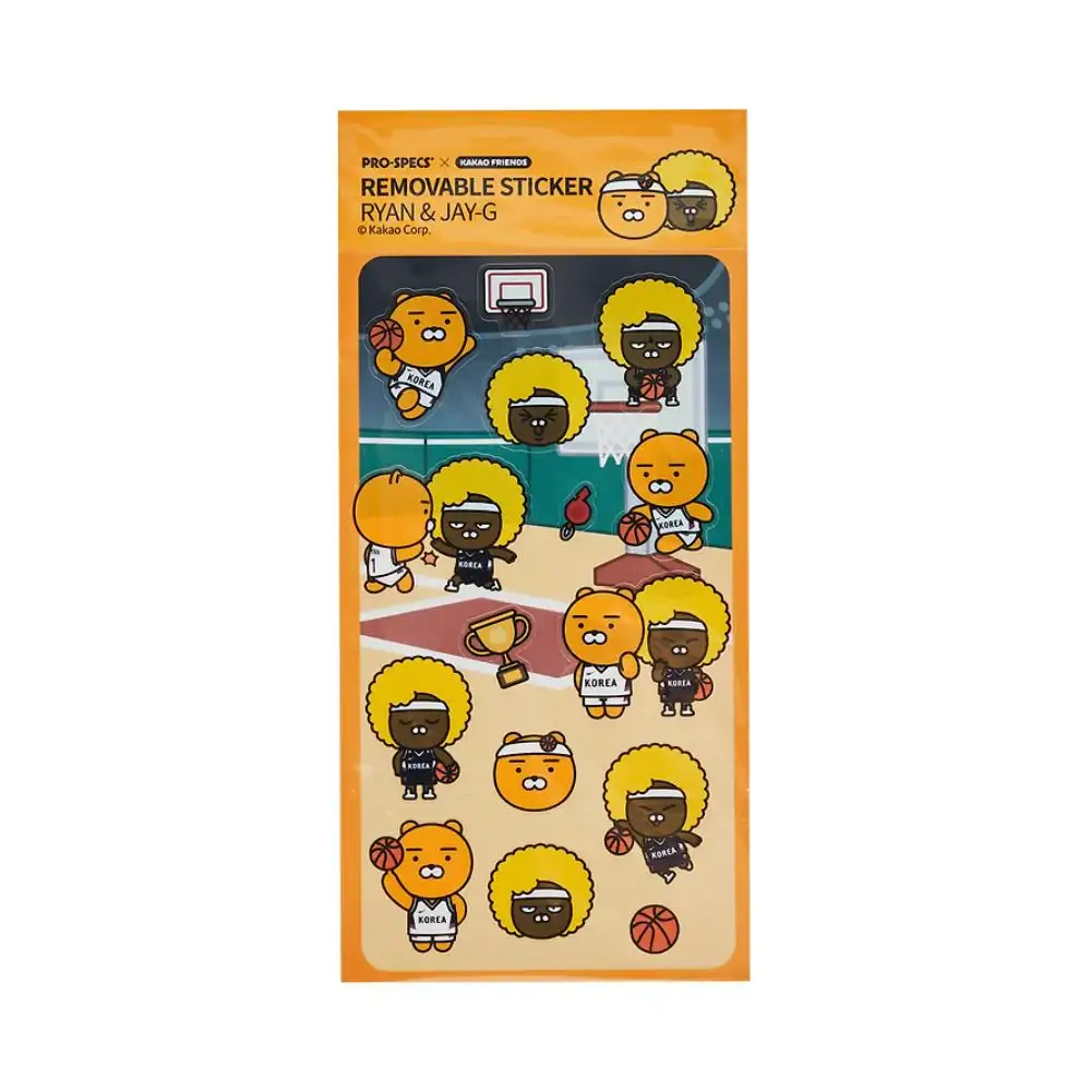 PRO-SPECS x Kakao Friends - Ryan & Jay-G Basketball Sticker Pack - Image 3