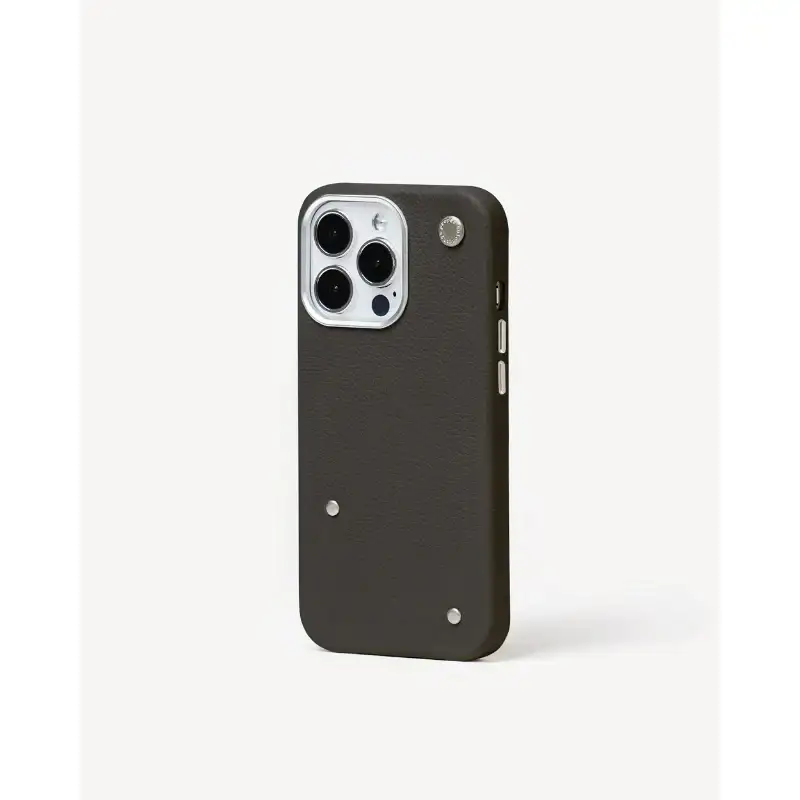proper belongings - Round Studs Leather Case (iPhone) - Image 15