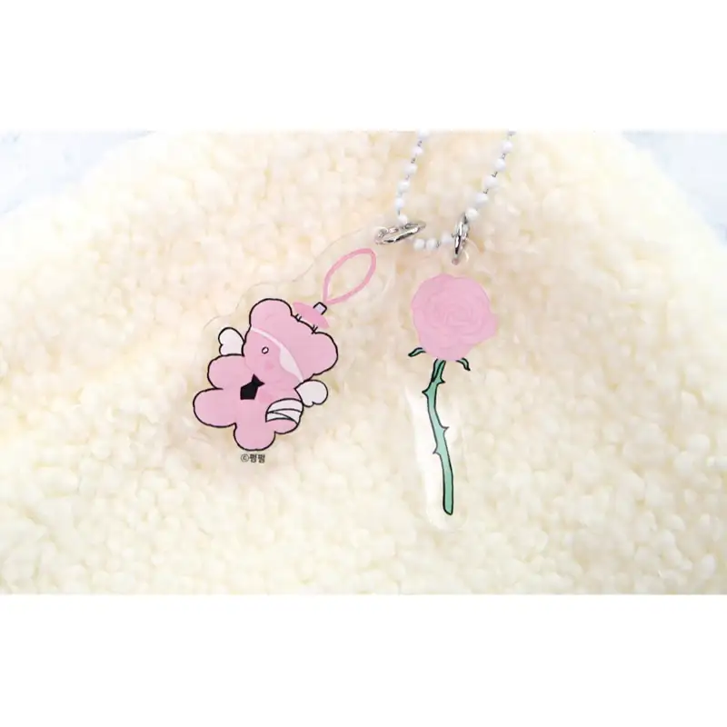 Pum Pum - Angel Boy Acrylic Keychain Charm - Image 5