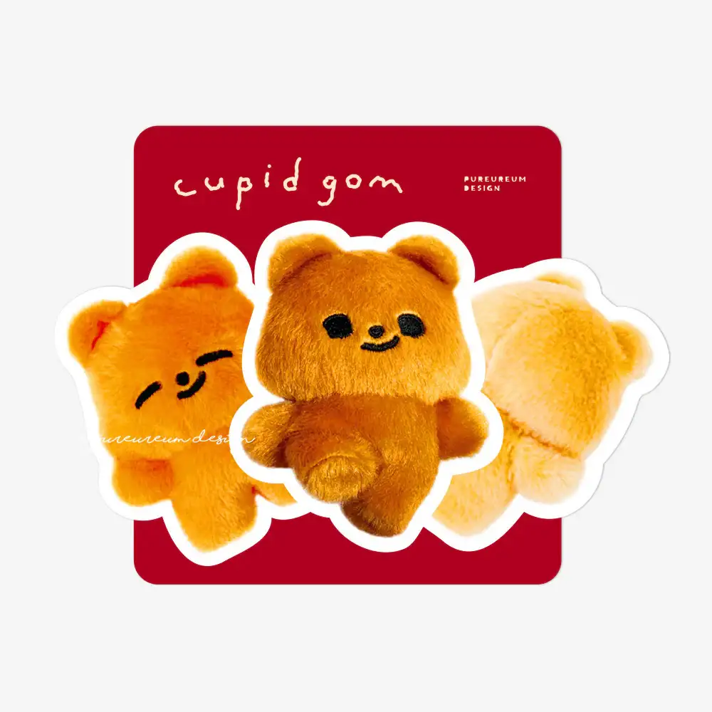 Pureureum Design - Cupid Bear Mini Doll Sculpture Sticker - Image 3