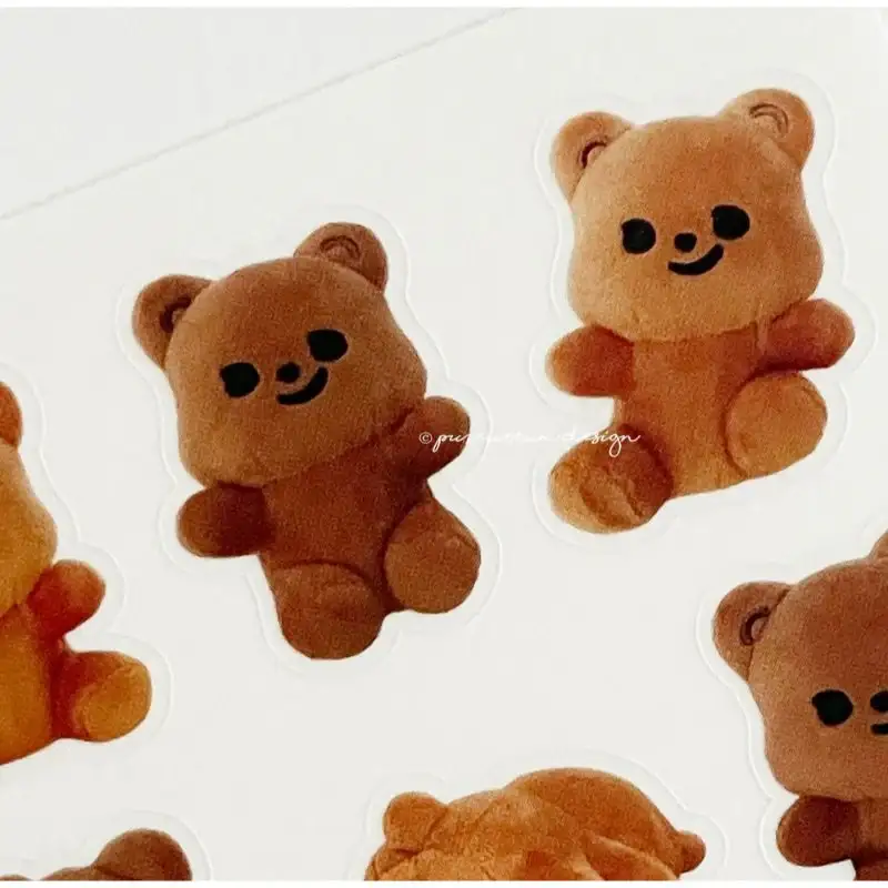 Pureureumdesign - Cupid Bear Doll Transparent Sticker - Image 5