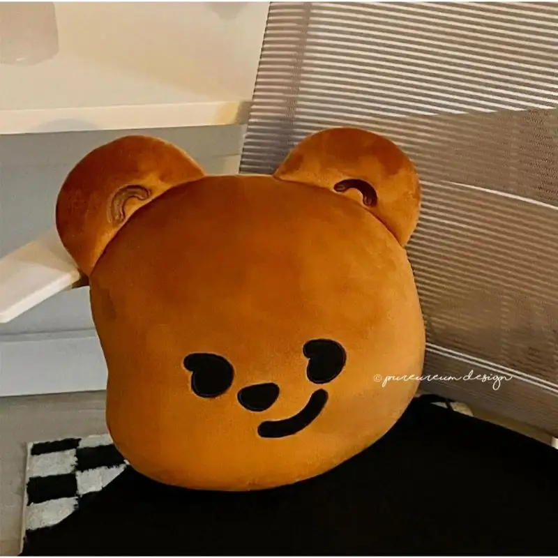 Pureureumdesign - Cupid Bear Face Cushion - Image 3