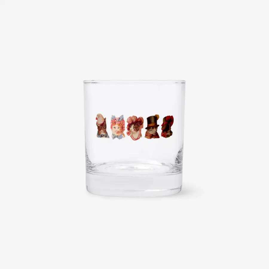 Queens Rain - Kitty Kitty Glass Cup - Image 2