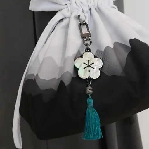 Return of the Blossoming Blade - Mother-of-Pearl Keyring - Image 5