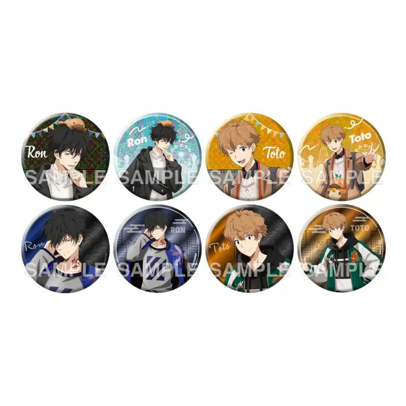 Ron Kamonohashi x ANIPLUS - Can Badge Collection