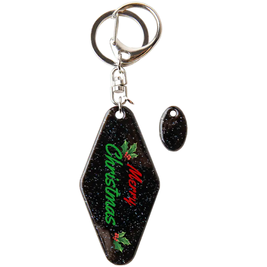 Royamchoco97 - Christmas Holly Leaf Keyring - Image 2