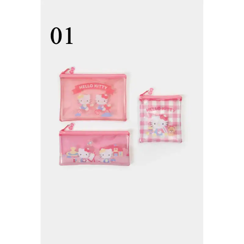 Sanrio x 10x10 - Clear Pouch Set - Image 2