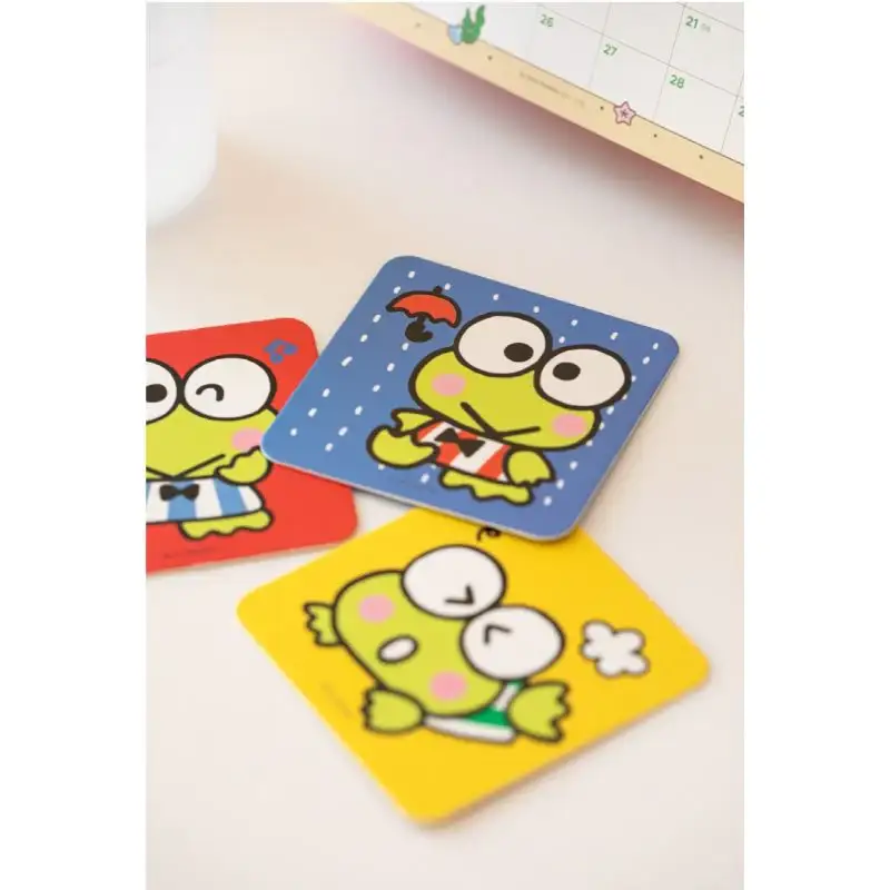 Sanrio x 10x10 - Kerokerokeroppi Paper Coaster Set - Image 2