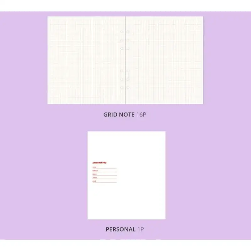 Second Mansion - A6 6 holes square complete diary - Image 14
