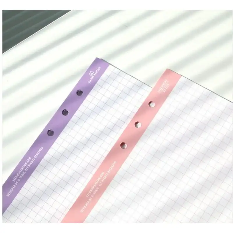 Second Mansion x 10x10 - A5 6 hole checkerboard grid notebook binder book - Image 14