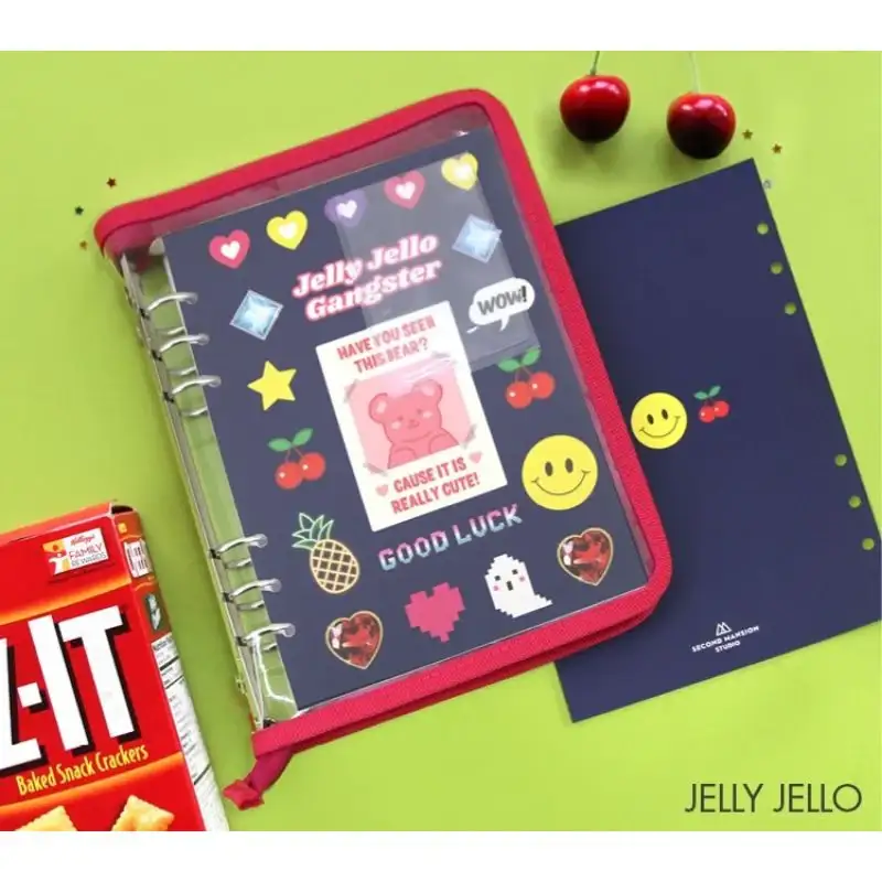 Second Mansion x 10x10 - A5 6-hole Retro Zipper Diary - Image 11
