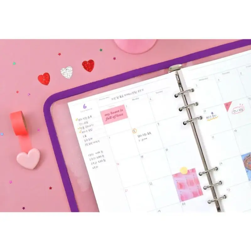 Second Mansion x 10x10 - A5 6-hole Retro Zipper Diary - Image 26