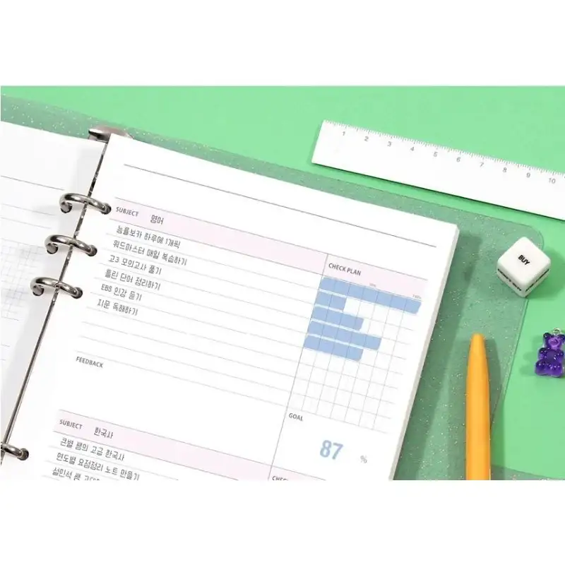 Second Mansion x 10X10 - Six Hole Refill Study Planner - Image 19