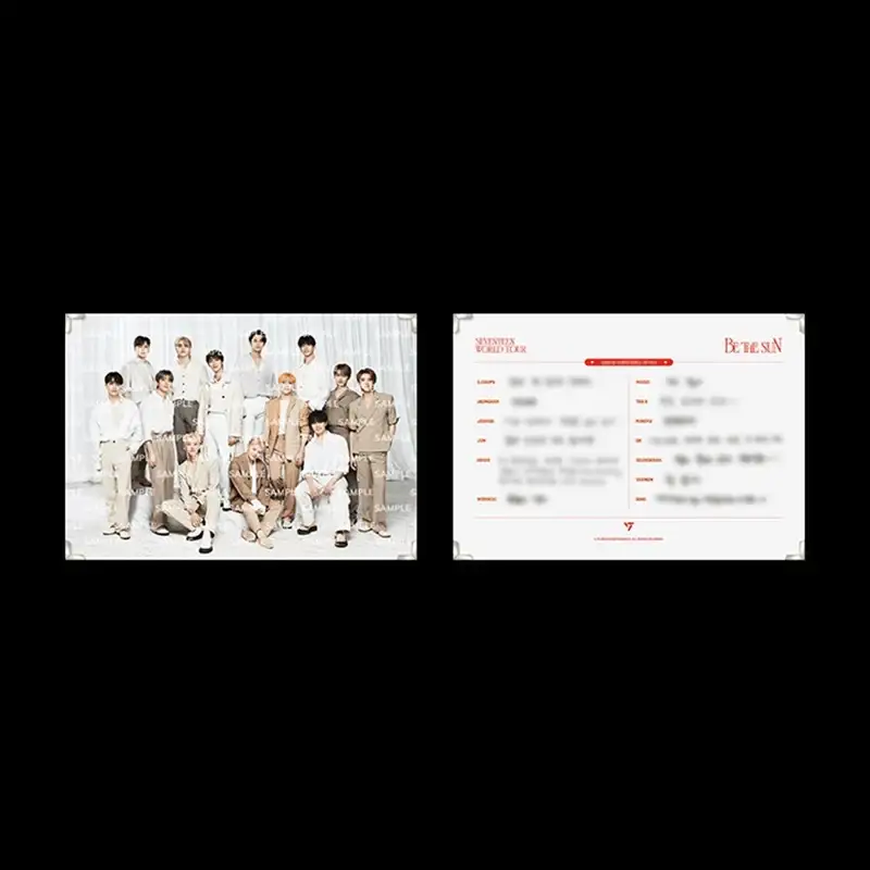 Seventeen - BE THE SUN - Premium Message Photo - Image 4