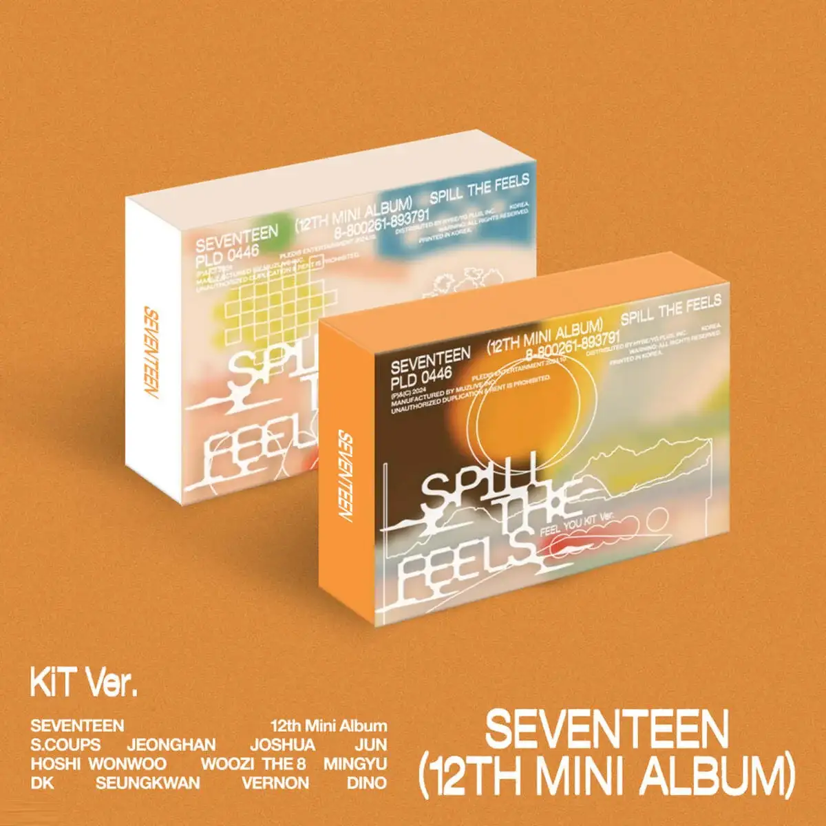SEVENTEEN - SPILL THE FEELS : 12th Mini Album (KiT Version - Random)
