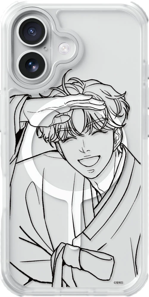 Shinjimoru X Naver Webtoon - Line Drawing M-AirGuard Basic Phone Case - Image 6