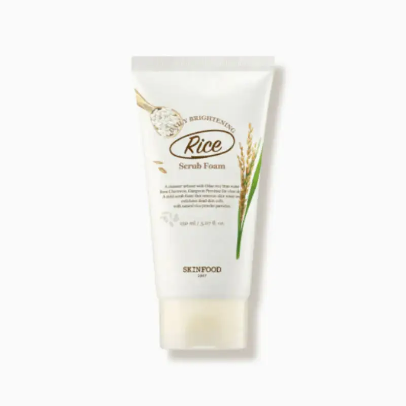 SKINFOOD - Rice Daily Brightening Scrub Foam