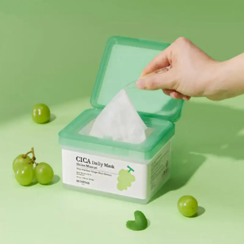 SKINFOOD - Shine Muscat Cica Daily Mask - Image 2