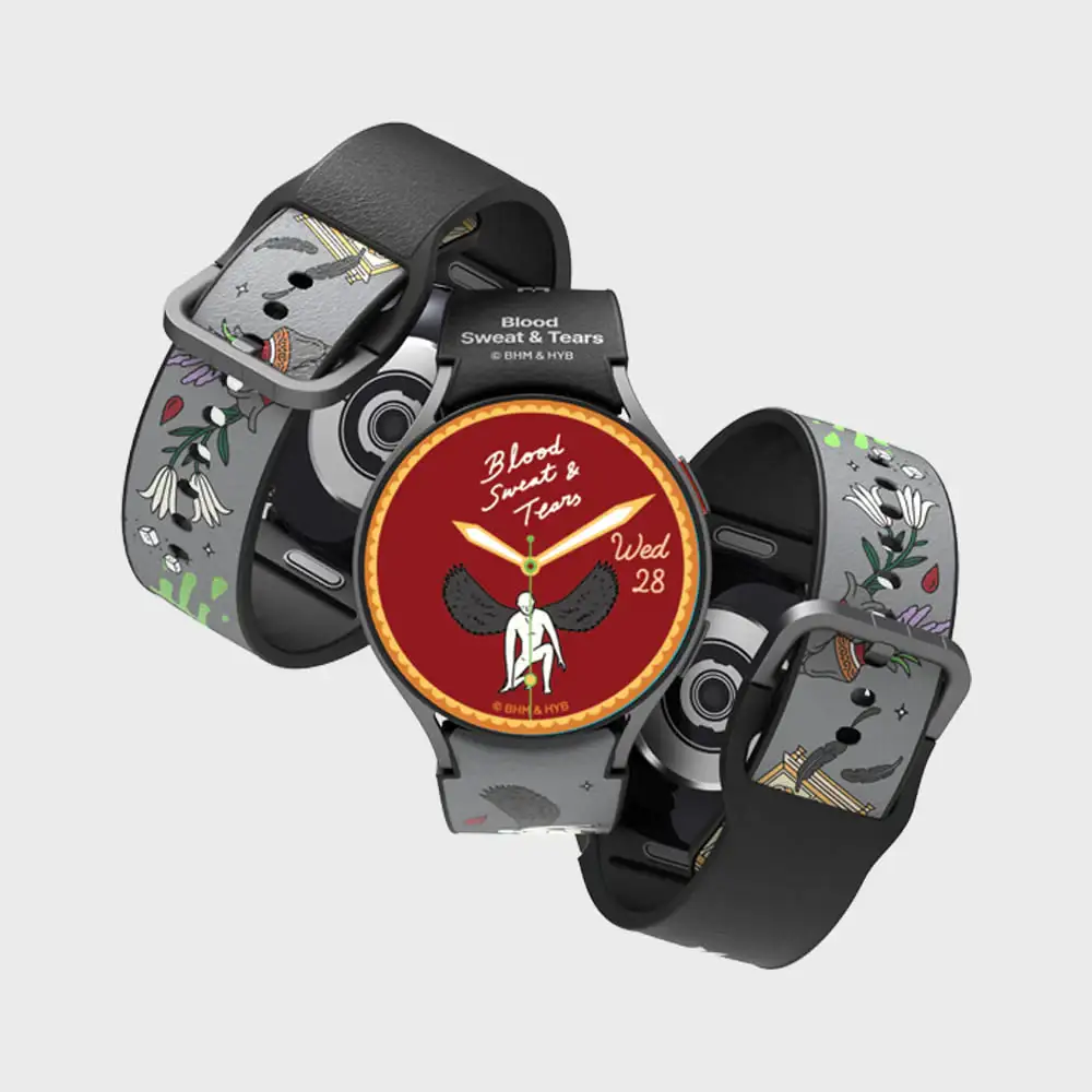 SLBS - BTS Blood Sweat & Tears Music Theme Hybrid Watch Strap (Galaxy Watch6) - Image 4