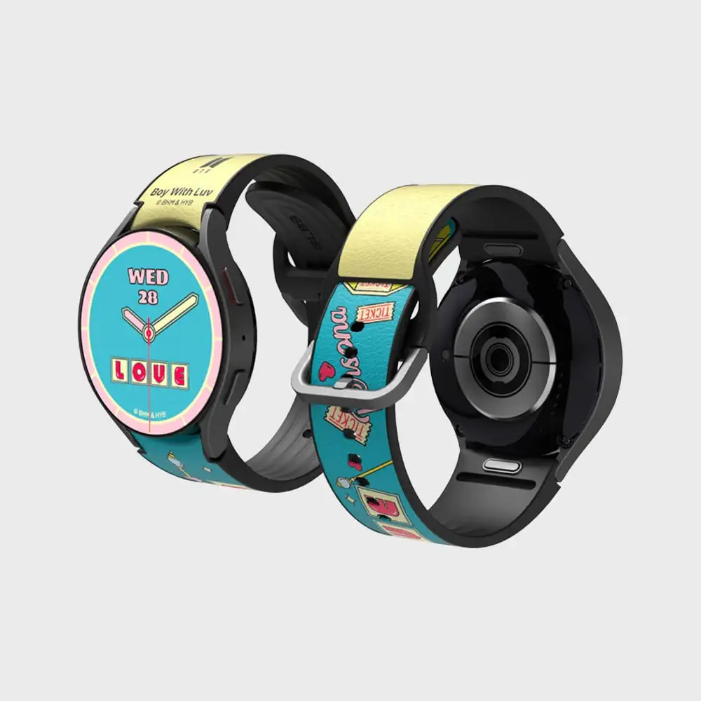 SLBS - BTS Boy With Luv Music Theme Hybrid Watch Strap (Galaxy Watch6) - Image 2