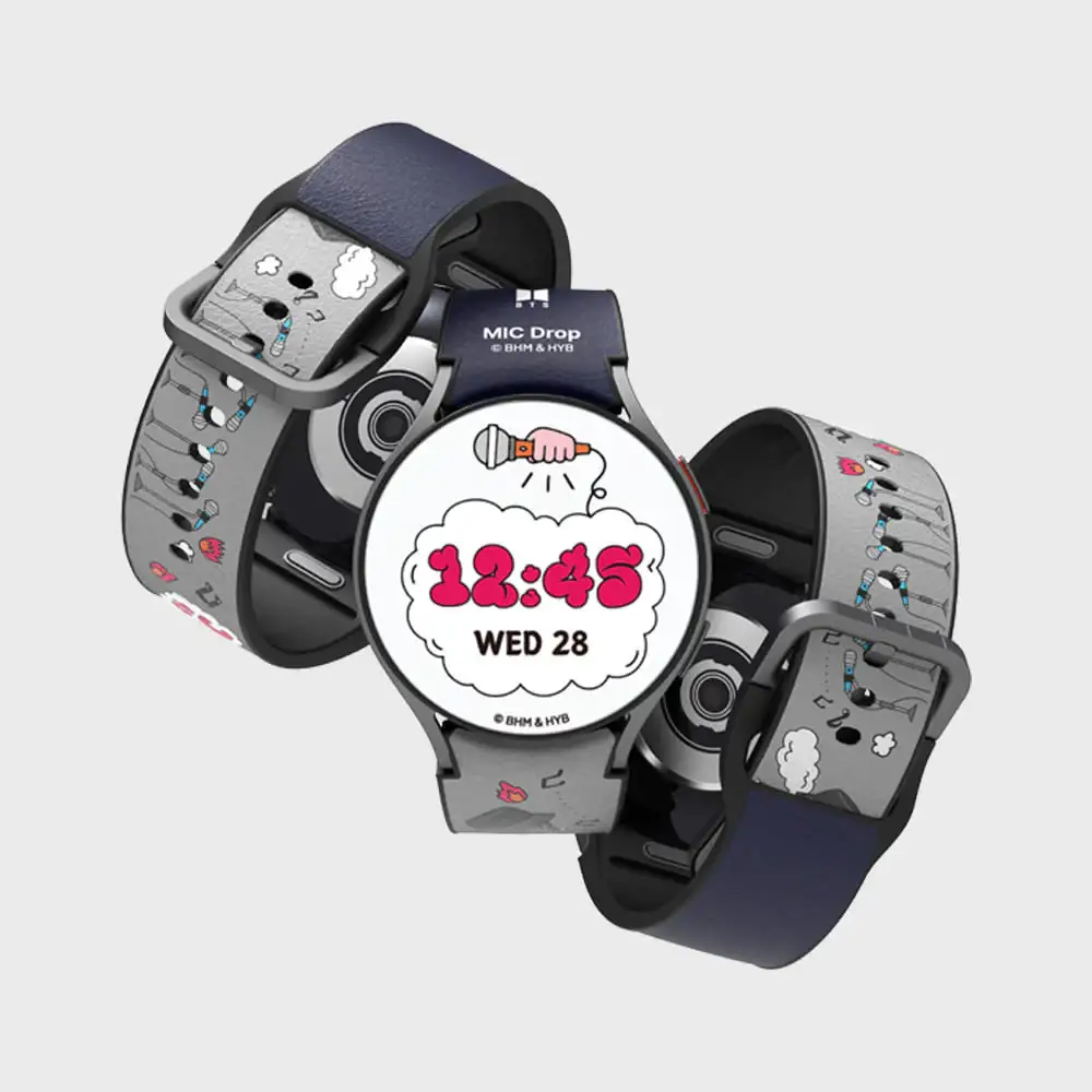 SLBS - BTS MIC Drop Music Theme Hybrid Watch Strap (Galaxy Watch6) - Image 4