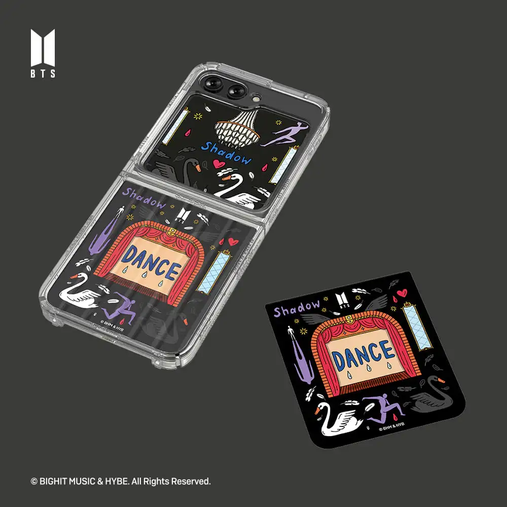 SLBS - BTS Music Theme Black Swan Flip Suit Card Case Set