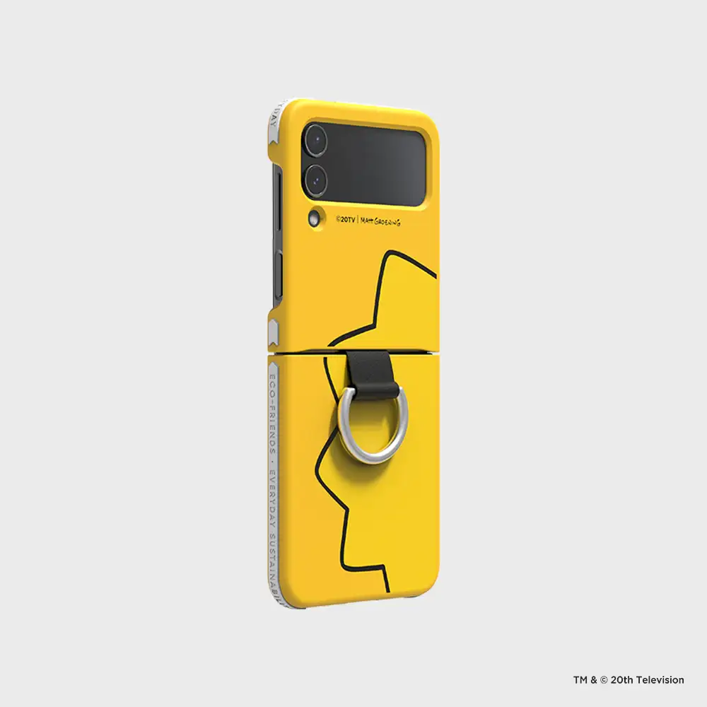 SLBS - Eco Lens Lisa Simpson Cover with Ring (Galaxy Z Flip4) - Image 2
