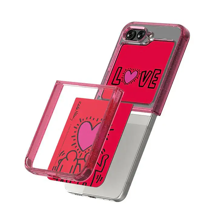 SLBS - Keith Haring Love Suit Phone Case (Galaxy Z Flip5) - Image 2