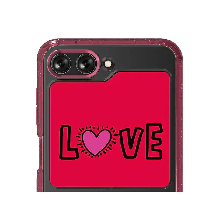 SLBS - Keith Haring Love Suit Phone Case (Galaxy Z Flip5) - Image 3
