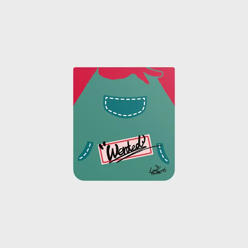 SLBS - MEME Heart Eyes Flip Suit Card (Galaxy Z Flip5)