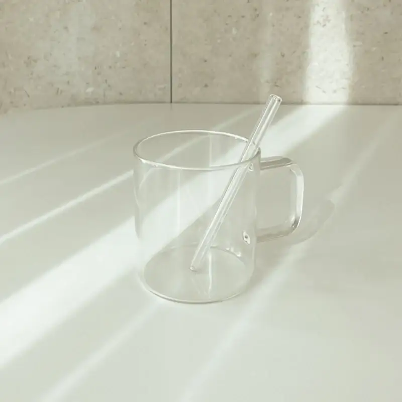 Somkist - Cafe Heat Resistant Glass Mug Cup - Image 5