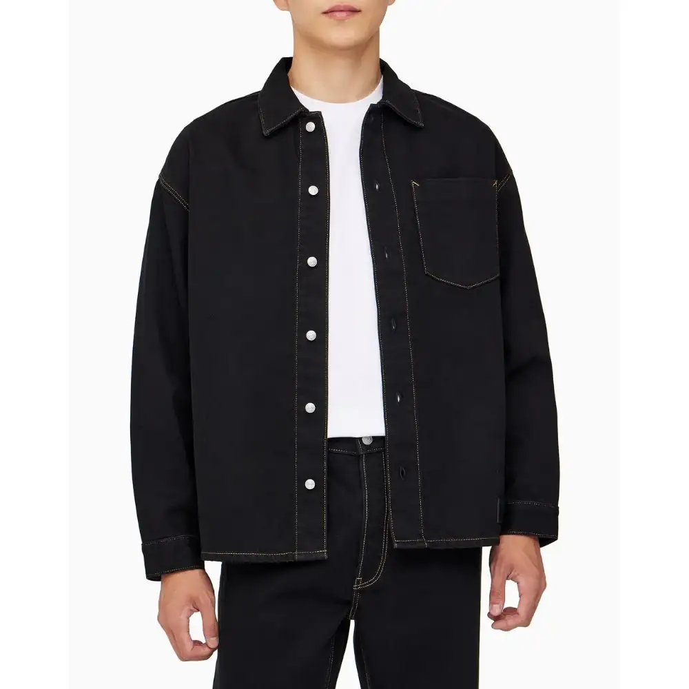 Son Heung-min x Calvin Klein - Men’s Oversized Denim Shirt - Image 4