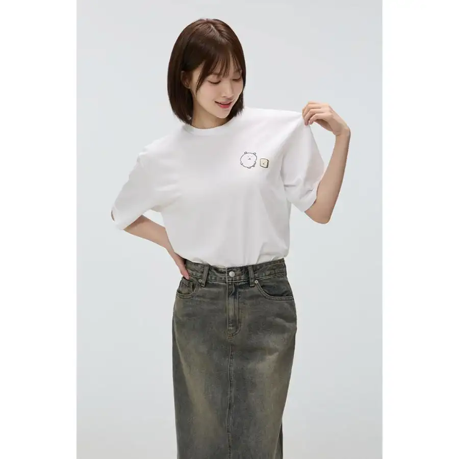 SPAO x Damgomi - Damgomi Short Sleeve T-shirt (MIX) - Image 3