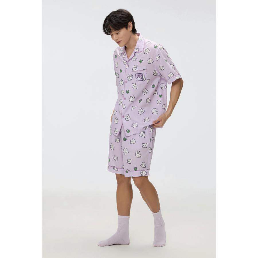 SPAO x Kerham - You Can Wear As Soon As You Lie Down Short Sleeve Pajamas Set - Image 3